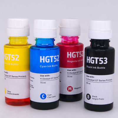 Чернила 70ML краски HGT51 T52 Refillable УЛЬТРАФИОЛЕТОВЫЕ с коробкой цвета